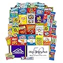 Chips Variety Pack 50 Count - Gift Basket Care Packages for College Students, Kids, Adults - Individually Wrapped School or Office Snacks with Chips