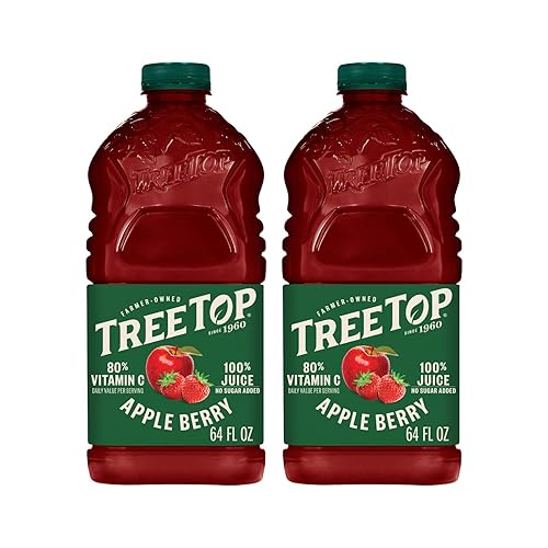 Tree Top Apple Berry Juice, 64 Fl oz. (Pack of 2)
