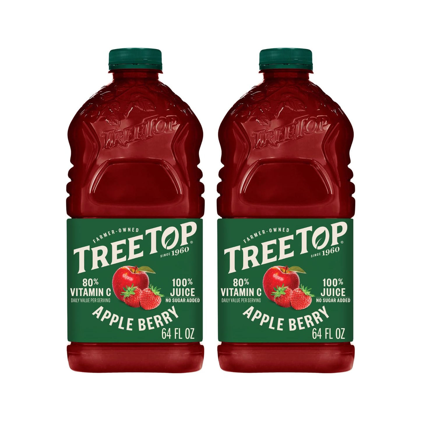 Tree Top Apple Berry Juice, 64 Fl oz. (Pack of 2)
