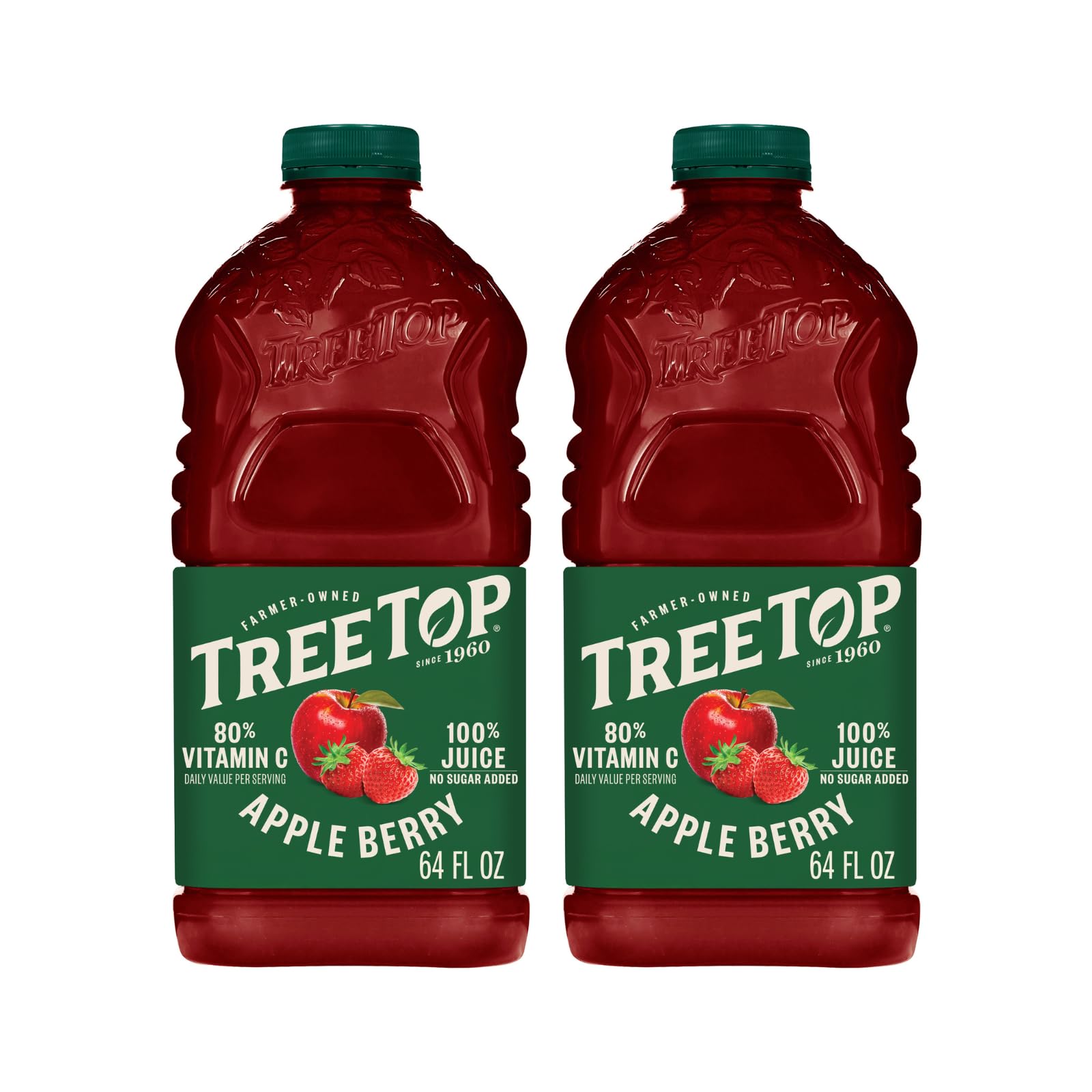 Tree Top Apple Berry Juice, 64 Fl oz. (Pack of 2)