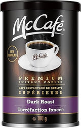 McCafe Premium Instant Coffee, Dark Roast, 100g/3.5 oz. Tin