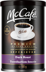 McCafe Premium Instant Coffee, Dark Roast, 100g/3.5 oz. Tin