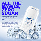 BAWLS Guarana Zero - High Energy Caffeinated Soda, 16oz 12 Pack Cans