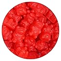 Juju Cinnamon Bears, 1 Pound Bulk Bag, Firm & Chewy Candy, Cinnamon Candy, Red Candy, The Hampton Candy Company