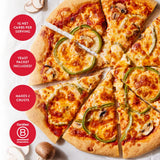 King Arthur Keto Pizza Crust Mix: Low Carb Delight with 1g Net Carbs per Serving - Easy to Make, Crisp & Chewy 10.25 oz Mix for Two 12 in Crusts - Perfect for Keto Pizza Lovers