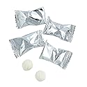 Fun Express Classic Buttermints Individually Wrapped Bulk Candy 108 Pack - Soft Butter Mints for Wedding Favors, Baby Shower Party Favors for Guests