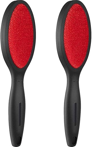 Lint Brush Lint Remover Lint Brushes for Clothes - Dual Sided Reusable Pet Hair Remover for Clothes Sheet Carpet Furniture Fabric, 2 Count