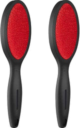 Lint Brush Lint Remover Lint Brushes for Clothes - Dual Sided Reusable Pet Hair Remover for Clothes Sheet Carpet Furniture Fabric, 2 Count