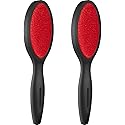 Lint Brush Lint Remover Lint Brushes for Clothes - Dual Sided Reusable Pet Hair Remover for Clothes Sheet Carpet Furniture Fabric, 2 Count