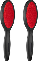 Lint Brush Lint Remover Lint Brushes for Clothes - Dual Sided Reusable Pet Hair Remover for Clothes Sheet Carpet Furniture Fabric, 2 Count