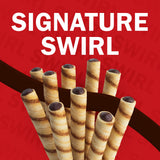 Pirouline Rolled Wafers - Dark Chocolate - Rolled Wafer Sticks, Crème Filled Wafers, Rolled Cookies for Coffee, Tea, Ice Cream, Snacks, Parties