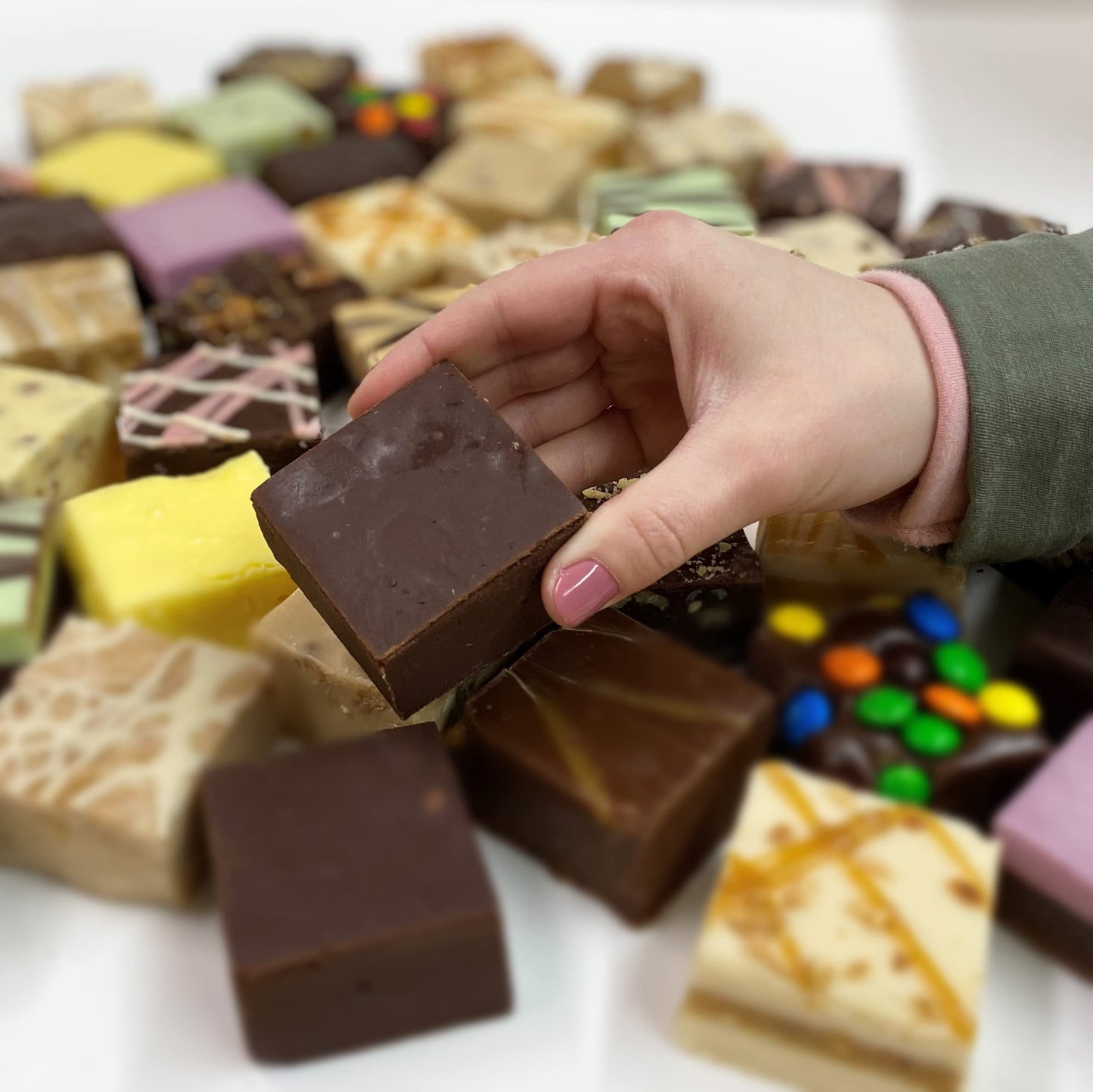 Valley Fudge Chocolate Fudge Half Pound | Fresh Artisan Fudge | Made with Real Wisconsin Butter | Handmade Small Batch | 8 oz Pack