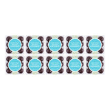 Sugarfina Dark Chocolate Sea Salt Caramels Perfect 10 Party Pack, Chocolate Bites, Small Candy Cubes, 2.6 oz, 10 Count