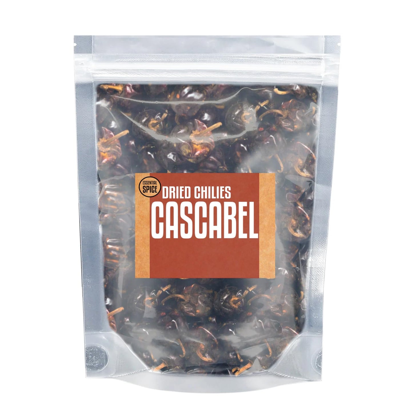 Essential Spice Dried Cascabel Chilies - Mild Heat with Nutty, Smoky Flavor - Whole Mexican Chili Pods for Salsas, Sauces, Stews & Mole - Easy