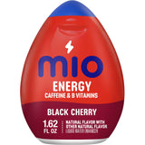 (2 Pack) MIO ENERGY Black Cherry, 1.62 fluid ounce each