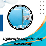 A1 Unlimited Squeegee with Soft Grip Handles 10 in., Home Kitchen Multipurpose Windows Shower Glass Doors Bathroom Car Windshield Mirrors Tiles