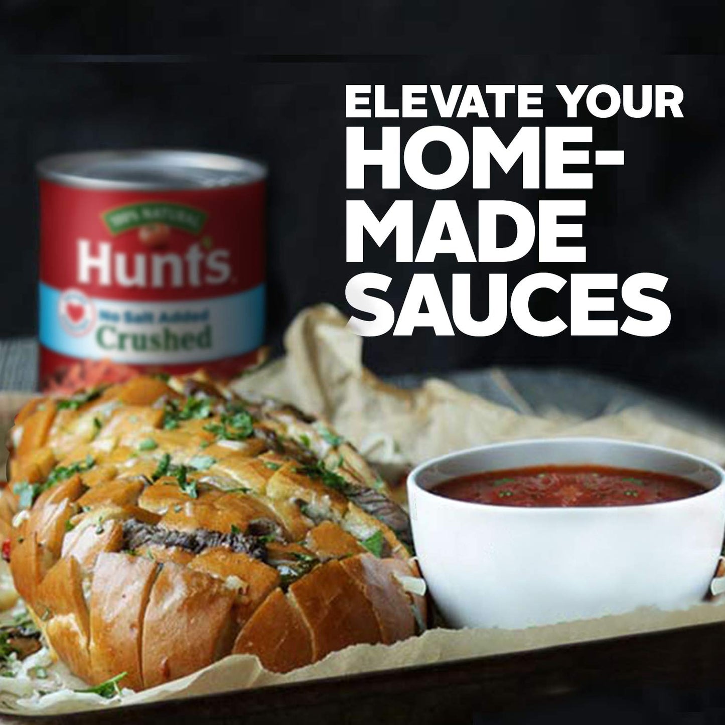 Hunt’s No Salt Added Crushed Tomatoes, Perfect for Chili & Soups, 28 oz. Can