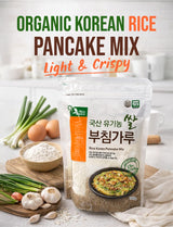 Nice Witch’s Organic Korean Pancake Mix (Buchim Mix), Crispy Korean-Style Pancake Batter Made with Organic Korean Rice, 10.6 oz (300 g) ????