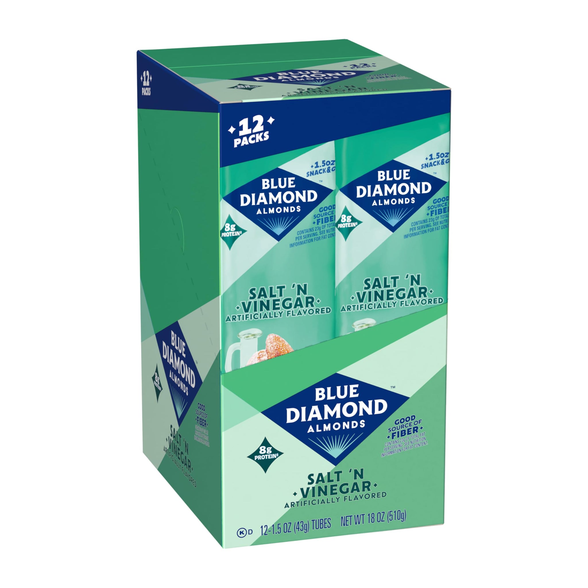 Blue Diamond Bold Almonds, 1.5 Ounce (Pack of 12)