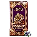 Thor's Chocolate Huckleberry Cream White Chocolate Bar 2-Pack (2 x 3 oz) | Bean to Bar Artisan, Silky Smooth, Fruity, Small Batch Handcrafted Gourmet