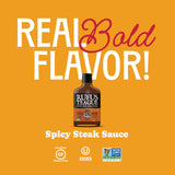 Rufus Teague Spicy Steak Sauce, Award-Winning Flavor, 7 oz, Pack of 2