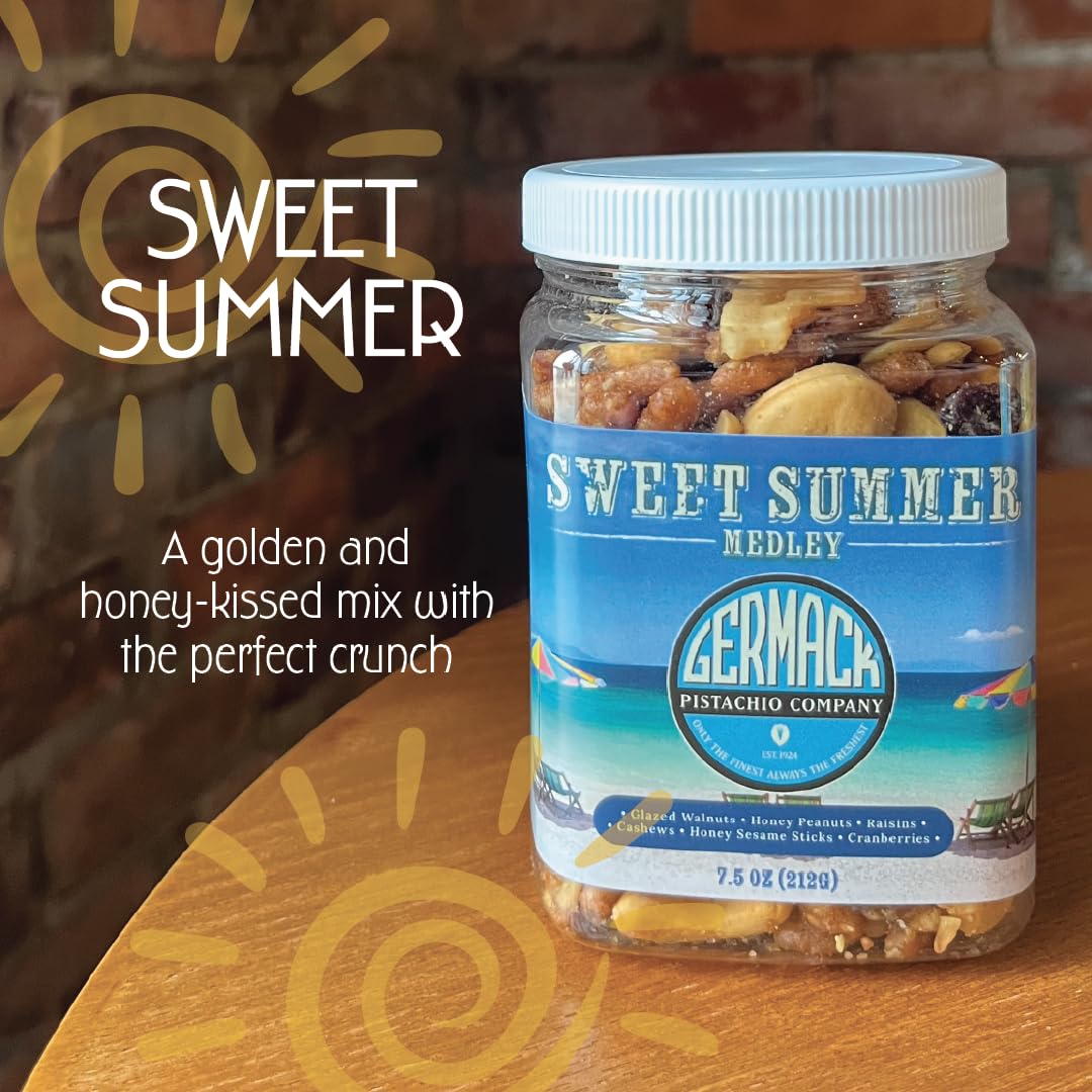 Germack® Sweet Summer Medley Snack Mix (Set of 2, 7.5oz jars)