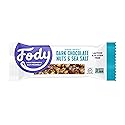 Fody Foods Snack Bars, Dark Chocolate Nuts & Sea Salt, 1.41 Oz (Pack of 6), 5g Protein, Low FODMAP, Gut & IBS Friendly, Vegan, Lactose Free, Non-GMO