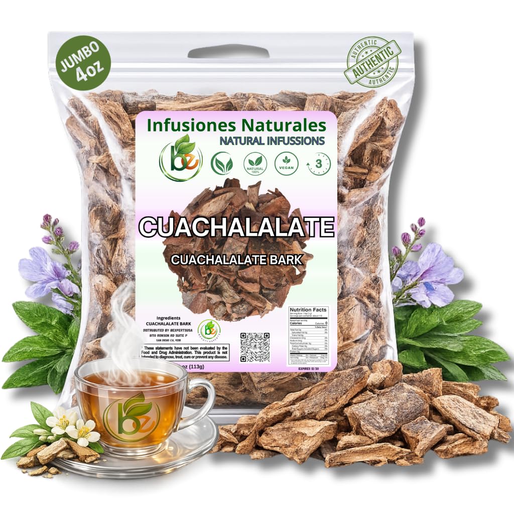 B-Experts Cuachalalate Tea 4 oz-113g. Mexican Cuachalala, Wildcrafted (Juliana Adstringens) | 100% All Natural - NON Gmo | Authentic Mexican Herbal