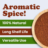 Food to Live Ground Nutmeg, 4 Pounds - Premium Quality, Freshly Ground, All-Natural Spice for Baking, Cooking and Beverages. Vegan, Kosher, Bulk