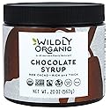 Wildly Organic Chocolate Syrup 20 Oz - Organic, Dairy-Free, Fair Trade, Non-GMO, Kosher, Vegan, Premium Rich Chocolate Flavor - Perfect for Ice Cream