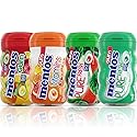 Mentos Gum Sugar Free | Xylitol Gum | 4 Mentos Bottles Variety - 50 Pieces each | Minty and Fruity Flavor Options | Ships in an Aromatik™ damage proof