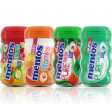 Mentos Gum Sugar Free | Xylitol Gum | 4 Mentos Bottles Variety - 50 Pieces each | Minty and Fruity Flavor Options | Ships in an Aromatik™ damage proof