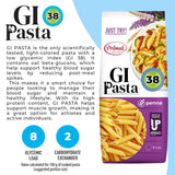 GI Pasta Penne, 8.8 oz | Low Glycemic, Premium Italian-Style Dry Pasta for Cooking, Perfect for Sauces and Everyday Meals