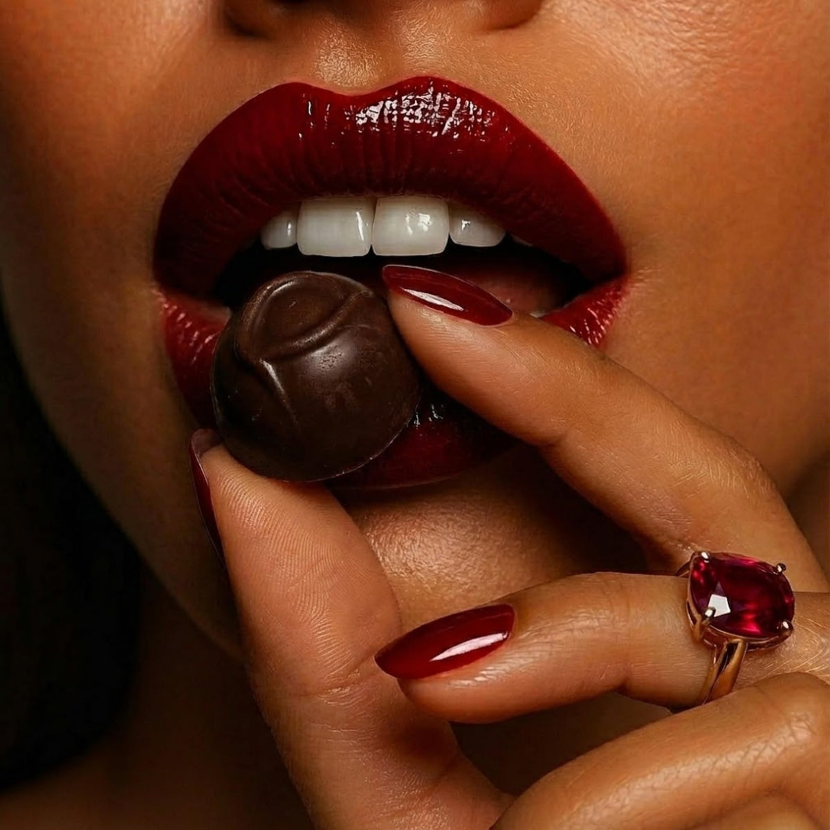 Andy Anand Chocolatier Sugar Free Belgian Dark Chocolate Cherry Cordials - Plant Based, Liquid Center Filled Chocolate Covered Cherries - Perfect as