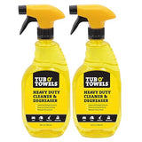 Tub O' Towels Heavy Duty Cleaner and Degreaser Spray Helps in Removing Oil Tar Paint Dirt Caulk Grease Grime Gunk Epoxies, Industrial Strength, Home
