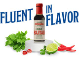Crystal Louisiana's Fabulosa Fajitas Marinade, 8 Ounce, Natural Citrus, Garlic & Ginger for Char Boiled Flavor