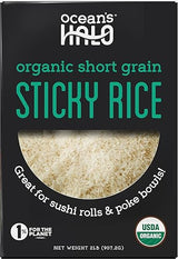Ocean's Halo Organic Short Grain Sticky Rice, 32 oz.