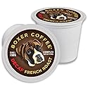 Boxer Coffee Decaf French Roast Single Serve Pods, 48ct - Swiss Water Process Decaffeinated Dark Roast Coffee Pods - Specialty Grade, Artisan