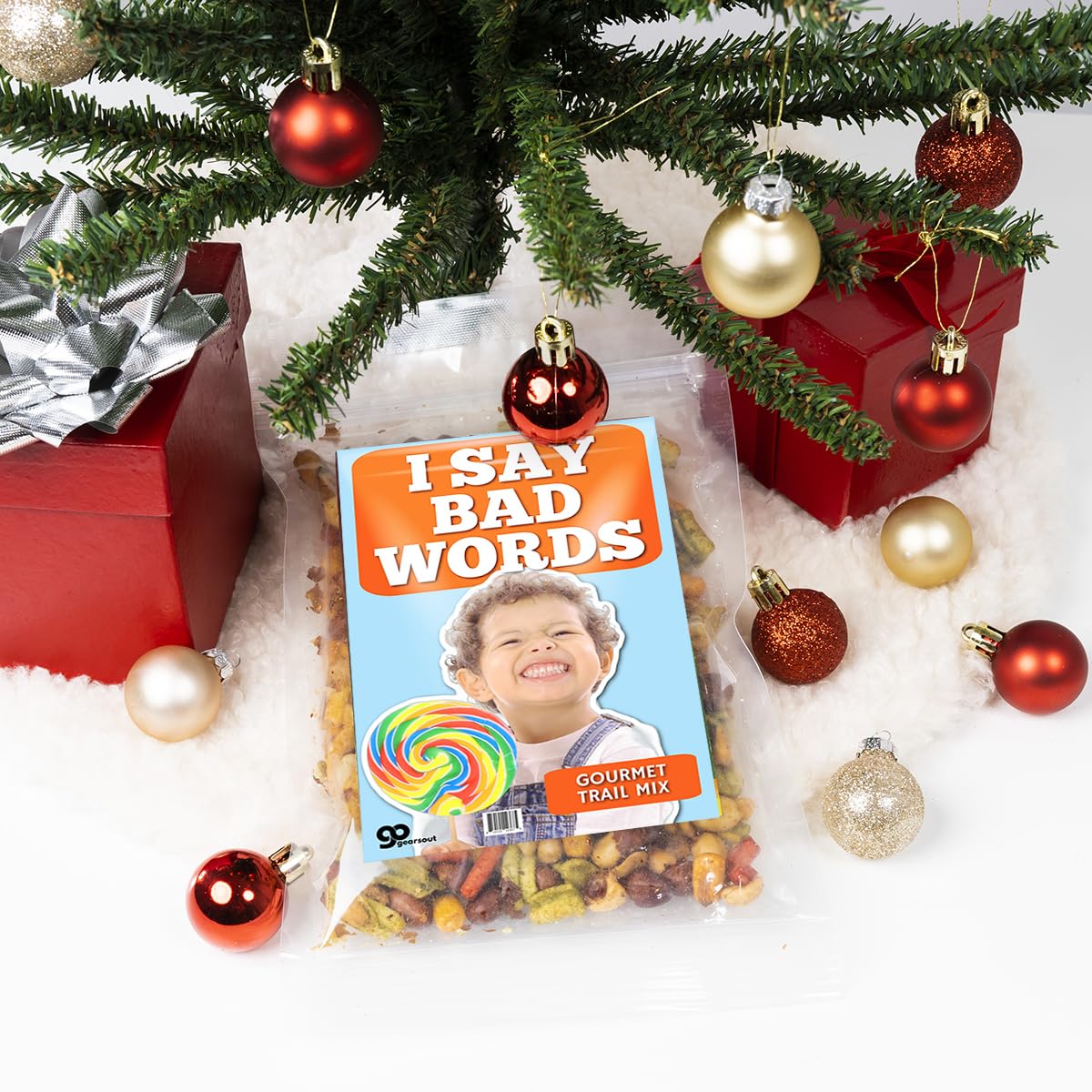 I Say Bad Words Gourmet Trail Mix Blend Spicy Food Gift for Potty Mouths Funny Gag Gift for Women and Men Adult Easter Basket Filler Teens Stocking