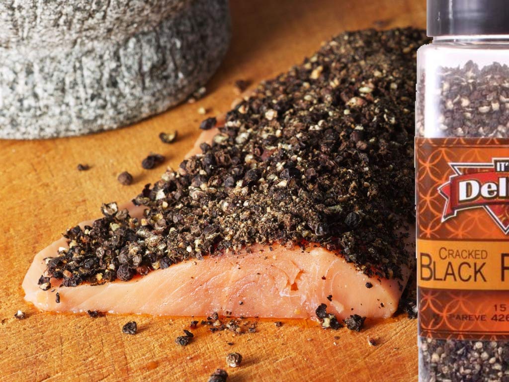 Premium Cracked Black Pepper Peppercorns by Its Delish, 10 Lbs Bulk Bag | Gourmet Freshly Coarse Ground Peppercorn For Grinder Refill and Kitchen Use