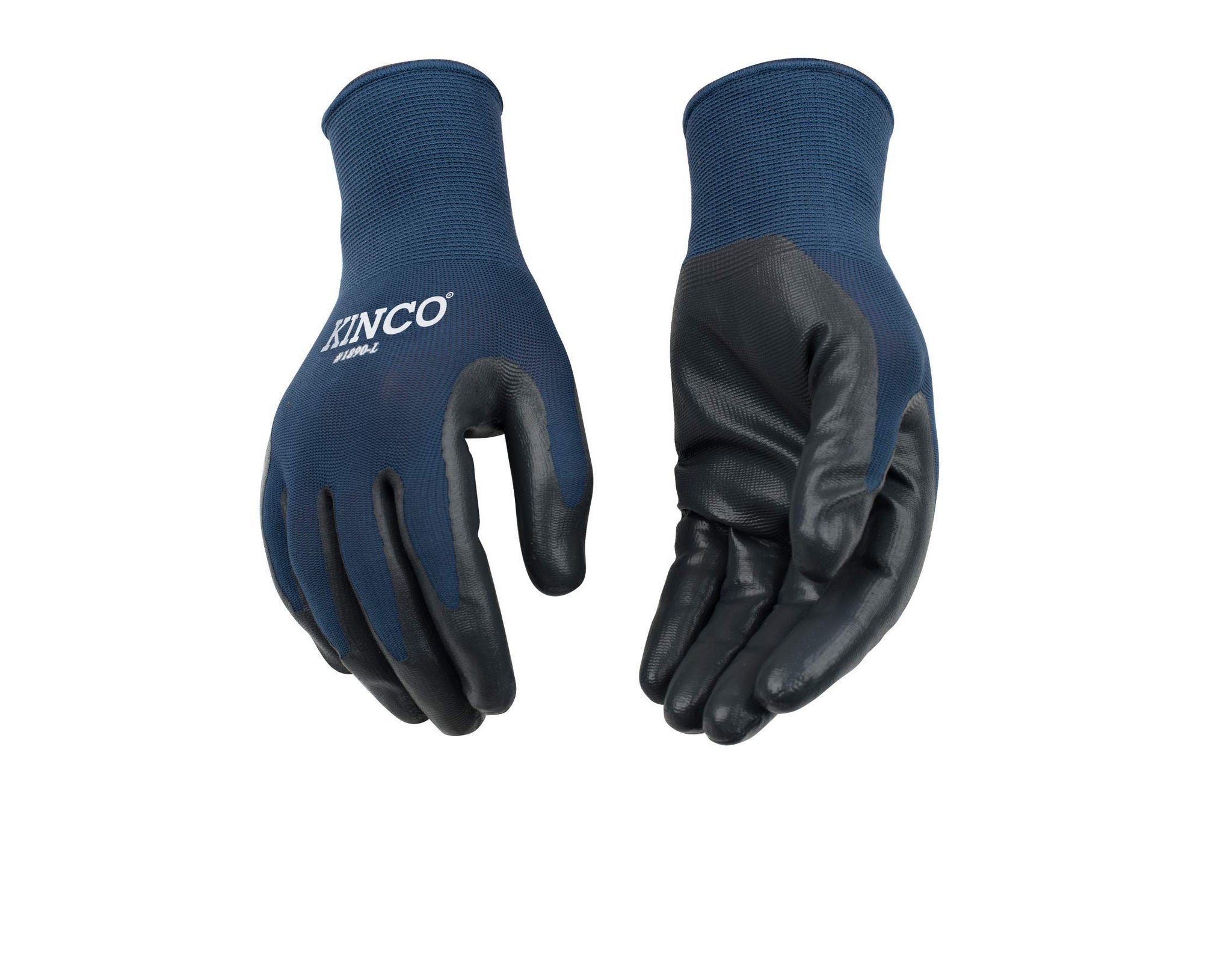 Kinco Polyester Knit Shell & Nitrile Palm