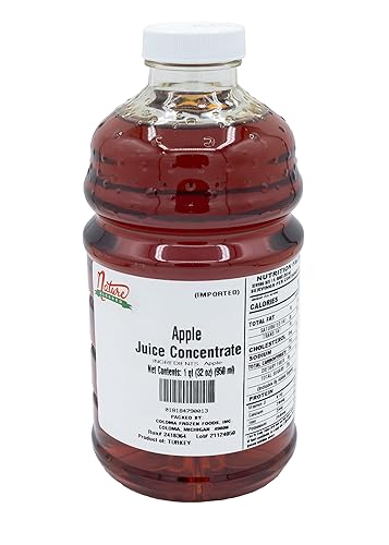 Nature Blessed 100% Pure Apple Concentrate (Imported from Europe) - 1 Quart (1/32 fl oz bottle), Applications: Mead at Home, Home Wine Making