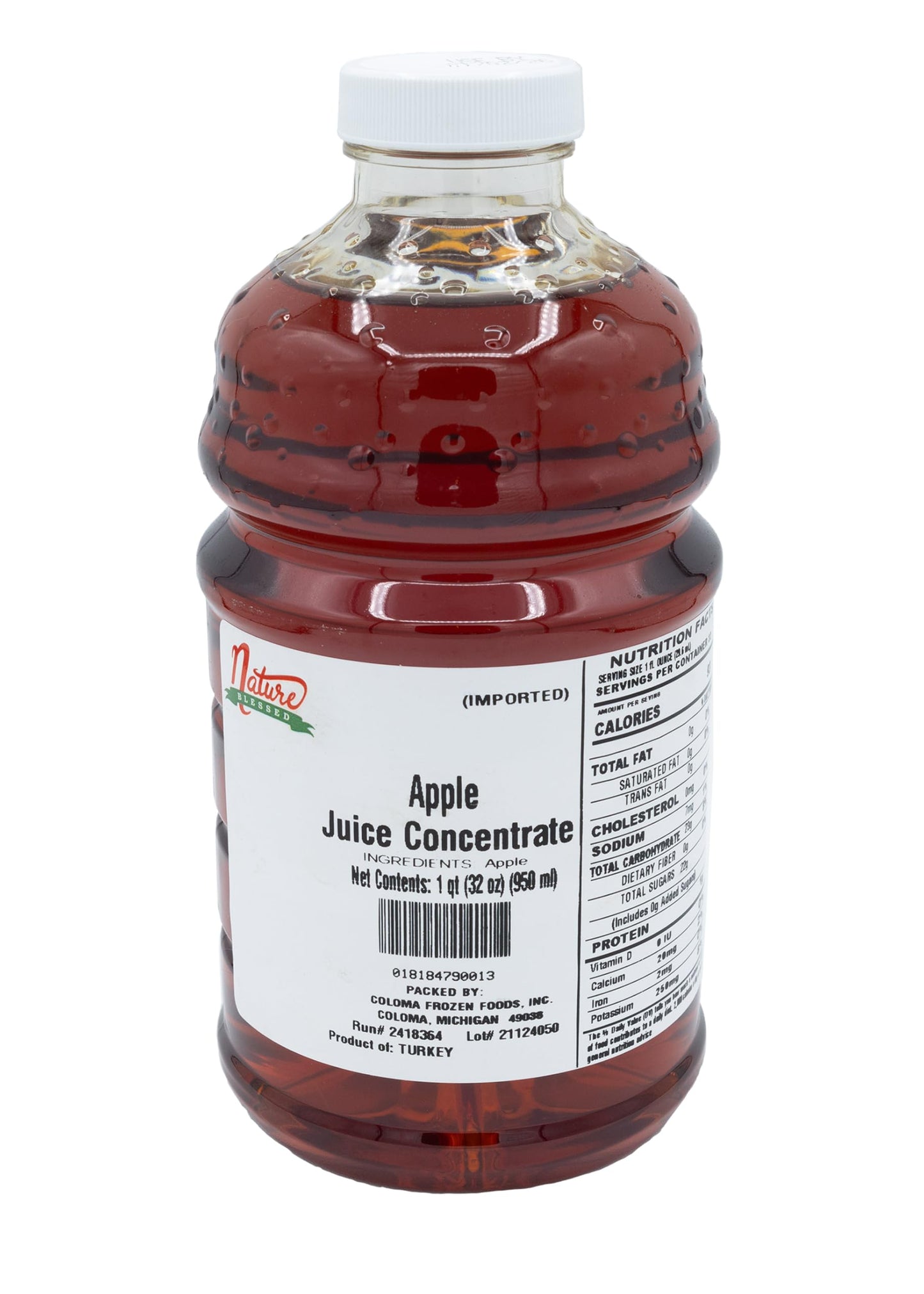 Nature Blessed 100% Pure Apple Concentrate (Imported from Europe) - 1 Quart (1/32 fl oz bottle), Applications: Mead at Home, Home Wine Making