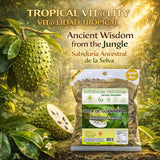 Guanábana Hojas (Soursop Leaves Tea) - Jumbo 4 oz - 100% Natural, Vegan, Non-GMO, Wildcrafted & Authentic - Caffeine-Free Herbal Tea - Makes 30+ Cups