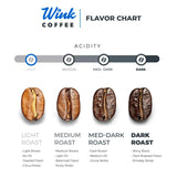 Wink Coffee Blonde Espresso Whole Bean Coffee, 2.2 lb Bag, Light Roast Coffee Beans, 100% Arabica, Single Origin, Gourmet, Small-Batch, Smooth