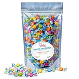 PUNTINI Frutti Tropicali Italian Gourmet Chewy Jujubes, Tropical Fruit Flavors, Individually Wrapped Vegan Candy, Gluten Free, Non-GMO, 14 oz