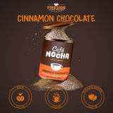 Fireside Coffee Cinnamon Chocolate Cafe Mocha - Instant Coffee Chocolate Blend - Premium Caffeinated Drink Mix for Hot, Iced, Milkshake, and Mocha