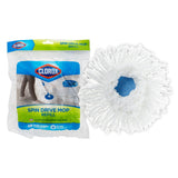 Clorox Spin Dry Mop Machine-Washable Refill Head, One Refill, White
