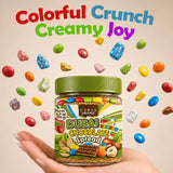 Ceres Gourmet Dubai Chocolate Spread with Candy Coated Chocolate Rocks and Pebbles - Premium Crunchy Snacks with Crispy Kataifi and Smooth Pistachio