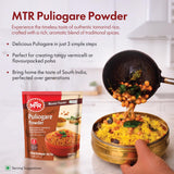 MTR Puliogare Powder Indian Spice Mix - Ideal for Tamarind Rice 200g, 6pk